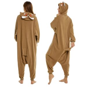 COSTU-01 Owl Halloween Costume Onesie For Adult-1