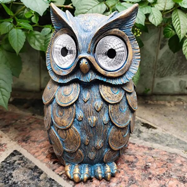 Owl Solar Light Lamp for Garden