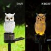 Garden Solar Light Owl Lamp