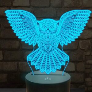 7 Color 3D Owl Night Light