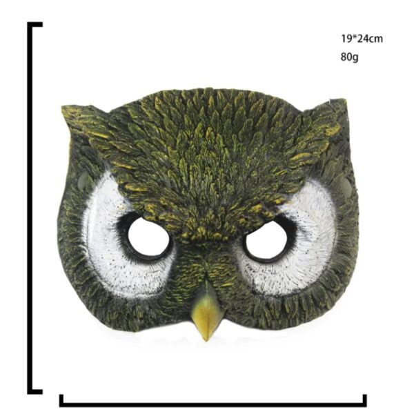 MASK-03 Halloween Full Face Owl Mask for Woman-SIZE