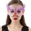 MASK-05 Crystal Diamond Embroidery Owl Mask