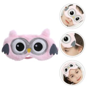 MASK-06 Owl Plush Sleep Eye Mask-2