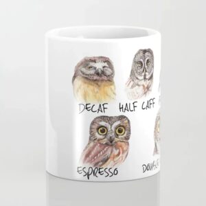 Funny Owl Mug for Coffee Lovers