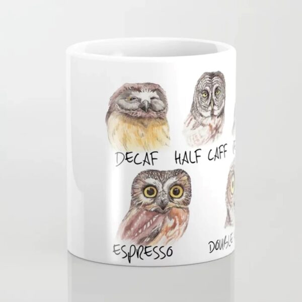 Funny Owl Mug for Coffee Lovers