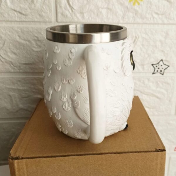 Stainless Steel Creative 3D Coffee Owl Mug