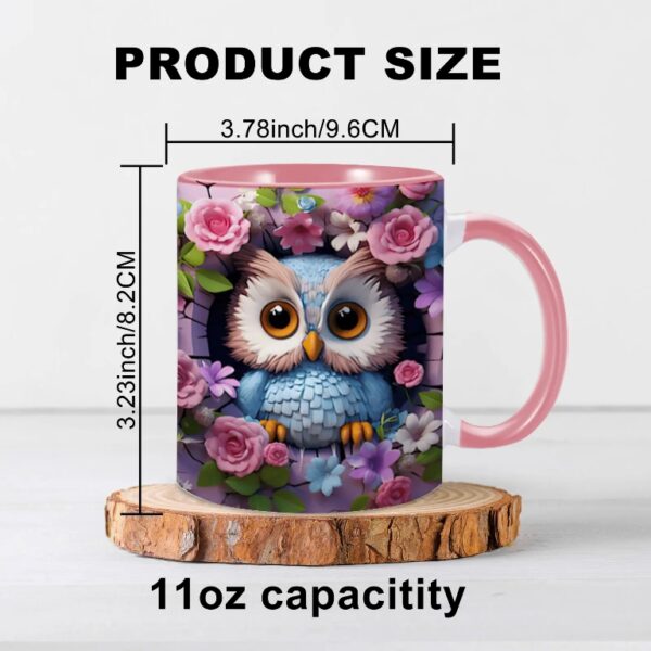 3D Printing Owl Coffee Mug for Friend Bestie