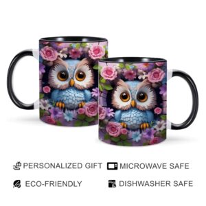 3D Printing Owl Coffee Mug for Friend Bestie