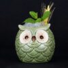 Green Owl Hawaiian Tiki Mug