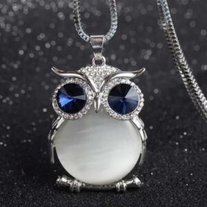 Cute Owl Pendant Necklace for Women