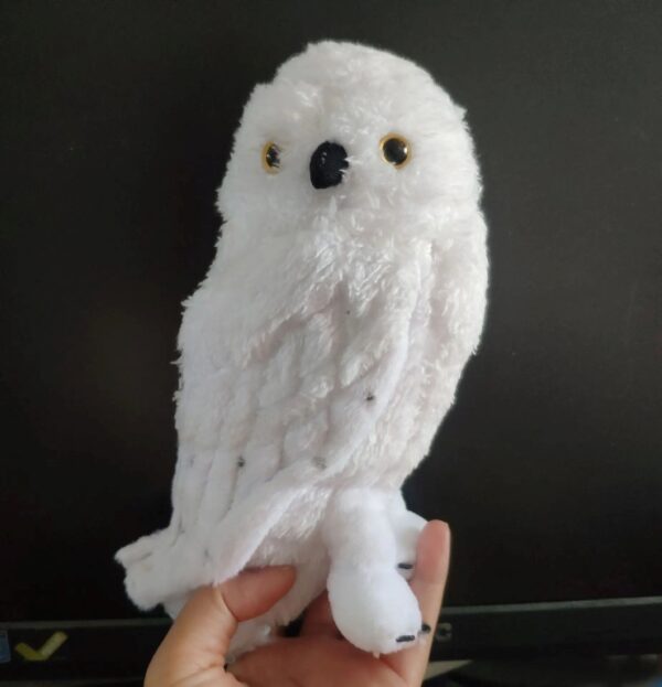 18cm Snowy Owl Plush Stuffed Animal