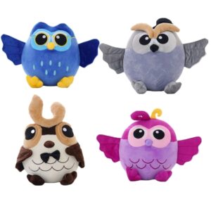 Soft Colorful Owl Plushie