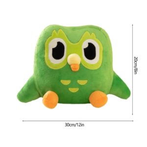 Green Duolingo Owl Plush Toy