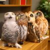 50cm Simulation Owl Plush Pillow