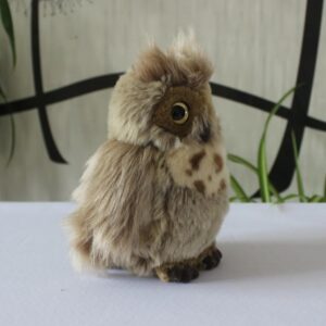 Lifelike Brown Owl Plushie