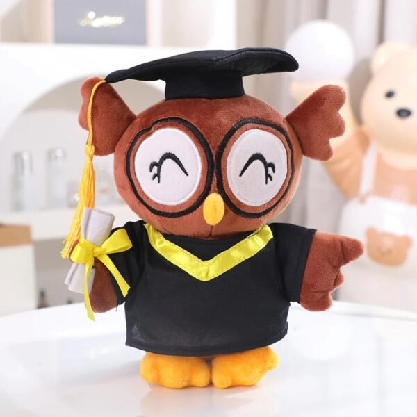 22cm Graduation Gift Doctor Owl Plush Toy