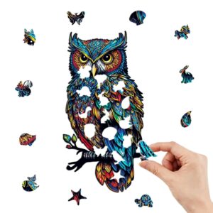 3D Owl Wooden Puzzle