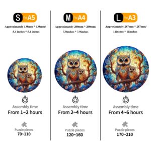 Owl Puzzle Game Set for Kids and Adult