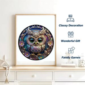 Wooden Owl DIY Crafts Jigsaw Puzzle