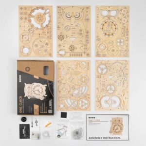 3D Wooden Owl Clock Puzzle