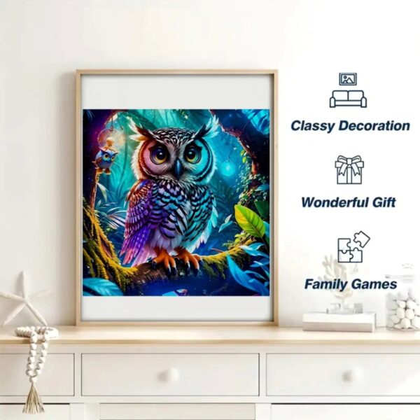 Owl Wooden Puzzle - Christmas Gift for Owl Lovers