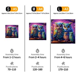 Halloween Owl Wooden Puzzle