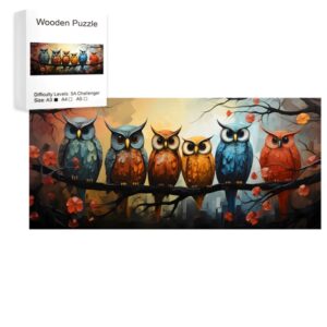 Owl Family Wooden Puzzle