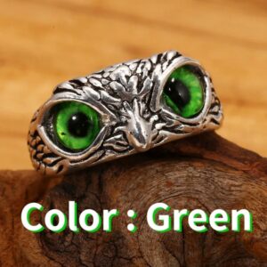 Multicolor Owl Eyes Ring