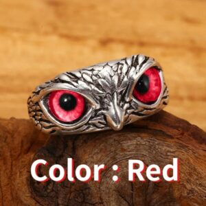 Multicolor Owl Eyes Ring