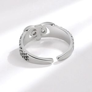 Simple Design Owl Ring for Wedding