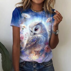 Owl 3D All Over Print T-Shirt