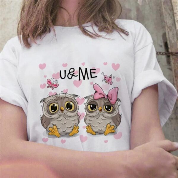 Love You And Me Owl Cute Shirt