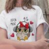 Cute Owl Listen Music Shirt