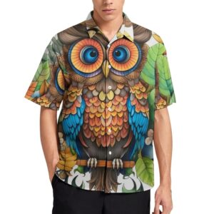 Colorful Digital Owl Shirt