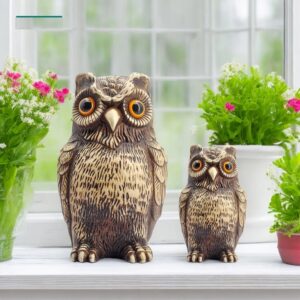 Garden Decor Realistic Owl Statue