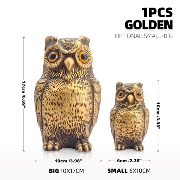 Garden Decor Realistic Owl Statue