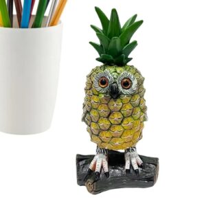 Pineapple Owl Statue 20cm